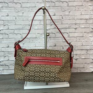 Coach MINI 6332 Vintage Demi Y2K Soho Black Signature C Canvas w/Leather Trim